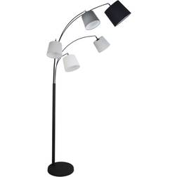 By Rydéns Foggy Black Floor Lamp 200cm