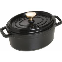 Staub Cocotte Oval avec couvercle 1 L 17 cm