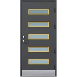 Kaski Design Prag Ytterdörr Klarglas S 2502-B H (90x210cm)