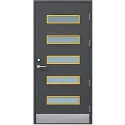 Kaski Design Prag Ytterdörr Klarglas S 7502-B H (100x200cm)