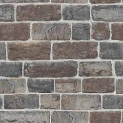 Rasch Brown & Gray Brick (217339)