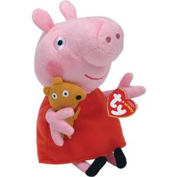 TY Peppa Pig Beanie Peppa and Teddy