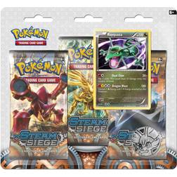 Pokémon XY - Steam Siege Boosters 3 Booster Packs with Rayquaza Promo Card & Coin