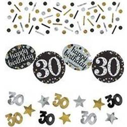 Amscan 30th Birthday Gold Sparkling Celebration Confetti