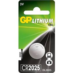 GP Batteries Batteria a bottone CR 2025 3 V 1 pz. 160 mAh Litio GPCR2025STD714C1