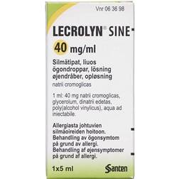 Lecrolyn 40mg/ml 5ml Øyedråper