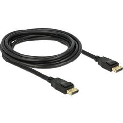 DeLock DisplayPort - DisplayPort (with latches, without pin-20) 3m