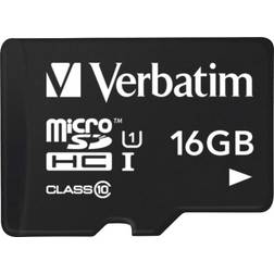 Verbatim MicroSDHC da 16GB UHS-I Class 10 USB Card Reader