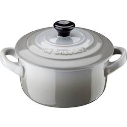 Le Creuset Mist Gray med låg 10cm