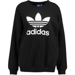 Adidas Women's Trefoil Crew Sweatshirt - Black