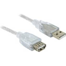 DeLock USB A-USB A 2.0 M-F 1.8m