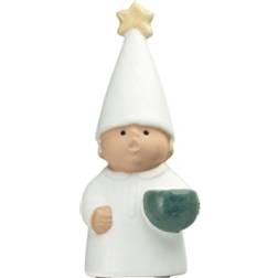 Rörstrand Figurine de garçon avec étoile Lucia blanc Décoration de Noël