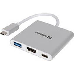 Sandberg USB C - USB-C/HDMI/USB-A Adapter M-F