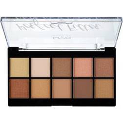 NYX Perfect Filter Shadow Palette Golden Hour