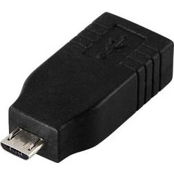 Deltaco USB A - USB Micro-B Adapter F-M
