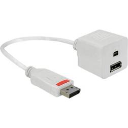 DeLock DisplayPort - DisplayPort/Mini DisplayPort Adapter M-F 0.2m
