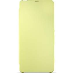 Funda Elegante Con Tapa Scr54 Para Sony Xperia X Lima Dorado