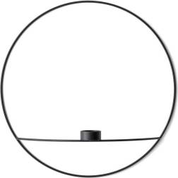 Menu Pov Circle Large Black Fyrfadsstage 12cm