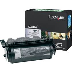 Lexmark 12A7460 Return Program Toner Cartridge - Black