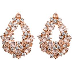 Lily and Rose Alice Earrings - Rose Gold/Silk