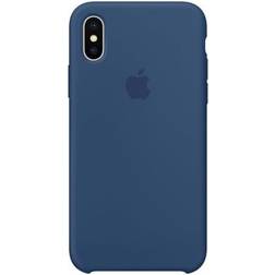 Apple Coque en silicone iPhone X Noir