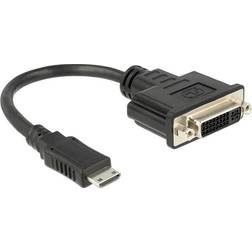 DeLock Mini HDMI - DVI-D Adapter M-F 0.2m