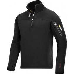 Snickers Workwear Workwear-94350400006-9435 Jersey Micro Fleece Body Mapping ½ Cremallera Negro Talla