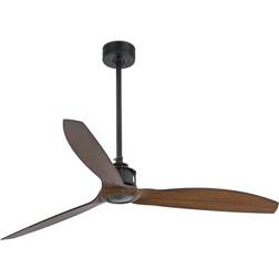 Faro Ventilateur Plafond Just Fan M Noir/Bois Foncé