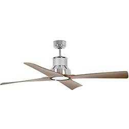 Faro Ventilateur De Plafond Winche - Chrome, Marron