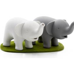 Qualy Design Duo Elephants Saltkvarn, Pepparkvarn 2st 4.7cm
