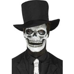 Smiffys Foam Latex Skeleton Face Prosthetic