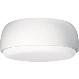 Northern Lighting Over Me White Ceiling Flush Light 30cm