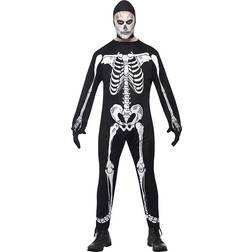 Smiffys Skelett Jumpsuit Maskeraddräkt