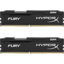 HyperX FURY Memory Black 8GB DDR4 2133MHz Kit módulo de memoria 2 x 4 GB