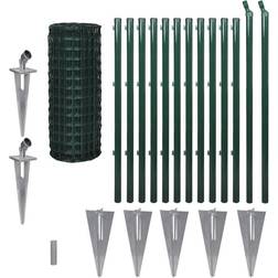 vidaXL Set Spike Euro Fence 100cmx25m