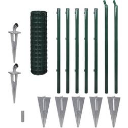 vidaXL Set Spike Euro Fence 100cmx10m