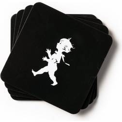 Solstickan - Glasunderlägg 10cm 4st