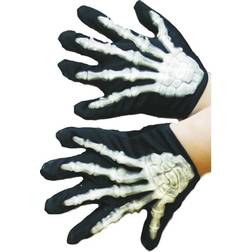 Smiffys Skeleton Gloves Child