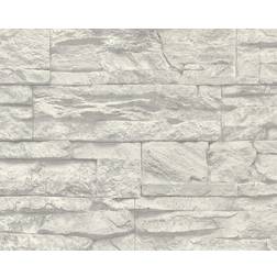 A.S. Creation Tapetti Best of Wood'n Stone II D T7116, vaaleanharmaa
