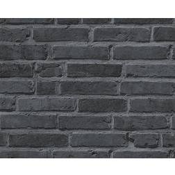 A.S. Creation Papier peint Best of Wood`n Stone 2nd Edition in Grau Schwarz 942833