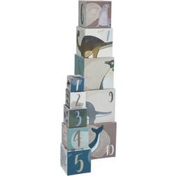 Sebra Stacking Blocks Dino & Arctic Animals 10pcs