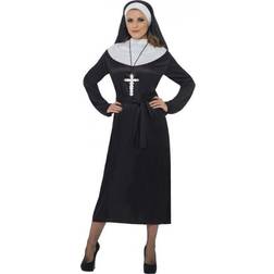 Smiffys Nun Costume Black