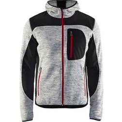 Blåkläder 4930 Knitted Vest With Soft Shell Jacket Grey Melange/Black