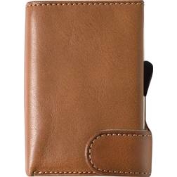 Tony Perotti Aluminium Card Holder - Brown