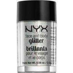 NYX Professional Makeup Face & Body Glitter Brillants glitter para cuerpo y rostro tono 07 Ice 2.5 g