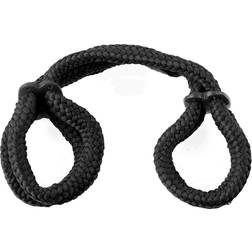 Pipedream Fetish Fantasy Series Silk Rope Love Cuffs Black