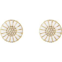 Georg Jensen Daisy Earrings - Gold/Diamond