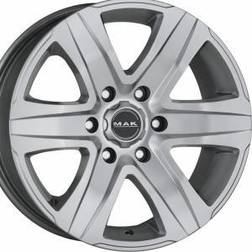 Mak In Lega Stone 6 W 6.5x16 6x125 ET 50 Silver