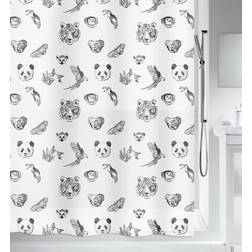 Spirella Rideau De Douche Peva Kuapa 180 x 200 cm Motif