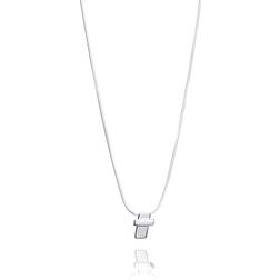 Efva Attling Little Cross Silver Pendant Necklace - 40cm